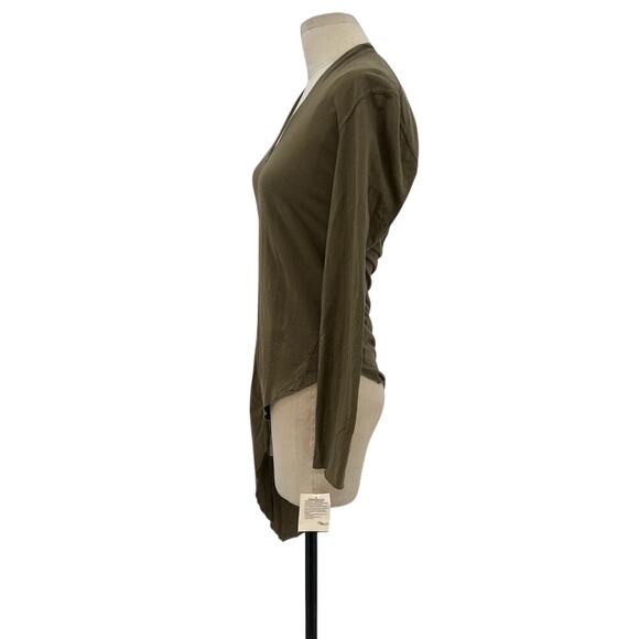 Owens’ Slab‎ by Rick Owens Asymmetrical Long Sleeve Tee Green Size Small - Picture 6 of 15